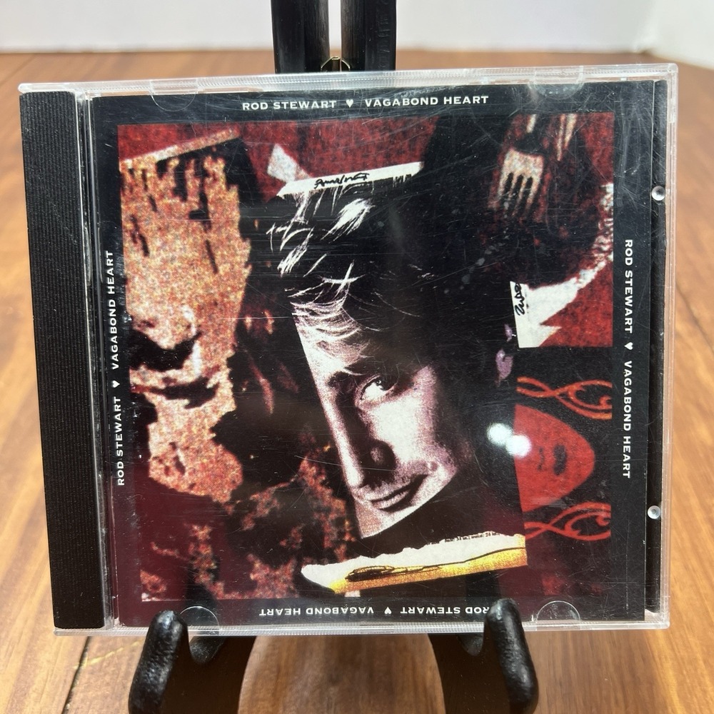 Rod Stewart Vagabond Heart CD 1991 Warner Bros Rhythm Of My Heart